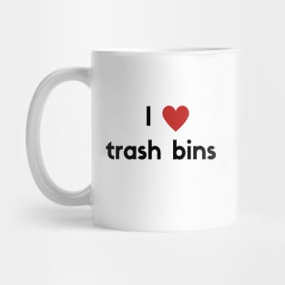 I heart trash bins Mug